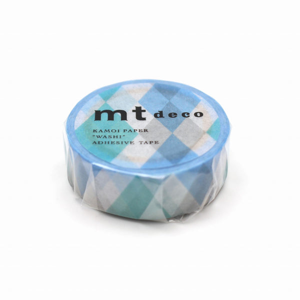 Load image into Gallery viewer, MT Deco Washi Tape Triangle And Diamond Blue, MT Tape, Washi Tape, mt-deco-washi-tape-triangle-and-diamond-blue, 7m, Cityluxe
