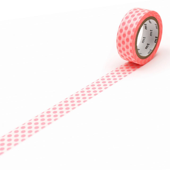 MT Deco Washi Tape Dot Shocking Red, MT Tape, Washi Tape, mt-deco-washi-tape-dot-shocking-red, 7m, Cityluxe