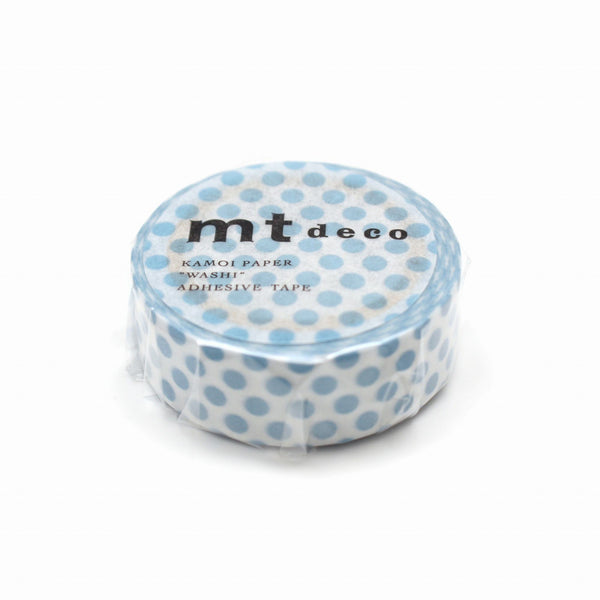 Load image into Gallery viewer, MT Deco Washi Tape Dot Ice, MT Tape, Washi Tape, mt-deco-washi-tape-dot-ice, 7m, Cityluxe
