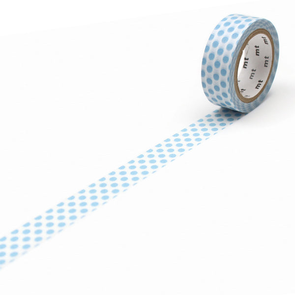 Load image into Gallery viewer, MT Deco Washi Tape Dot Ice, MT Tape, Washi Tape, mt-deco-washi-tape-dot-ice, 7m, Cityluxe
