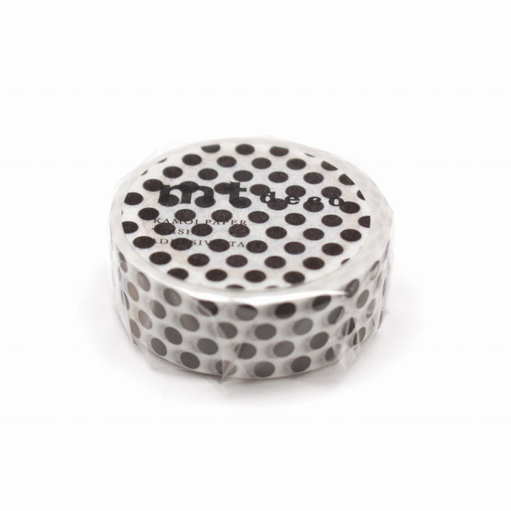 MT Deco Washi Tape Dot Black 2, MT Tape, Washi Tape, mt-deco-washi-tape-dot-black-2, 7m, Cityluxe