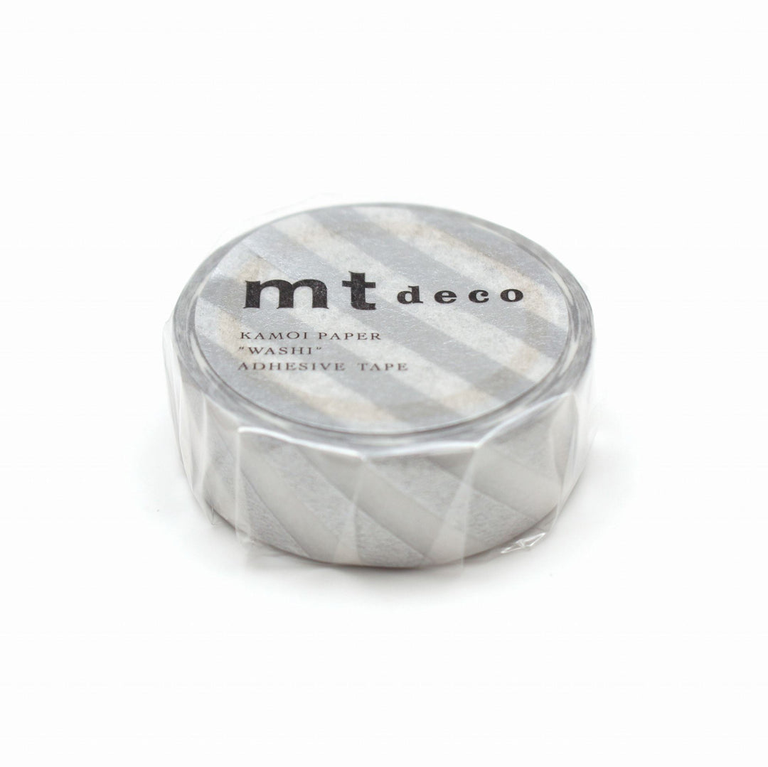 MT Deco Washi Tape Stripe Silver 2, MT Tape, Washi Tape, mt-deco-washi-tape-stripe-silver-2, 7m, Cityluxe