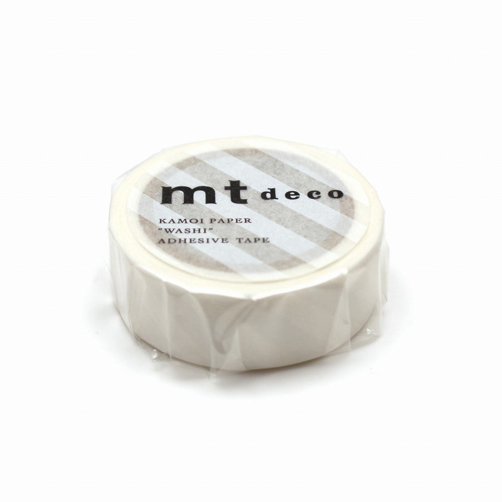 MT Deco Washi Tape Stripe White, MT Tape, Washi Tape, mt-deco-washi-tape-stripe-white, 7m, Cityluxe