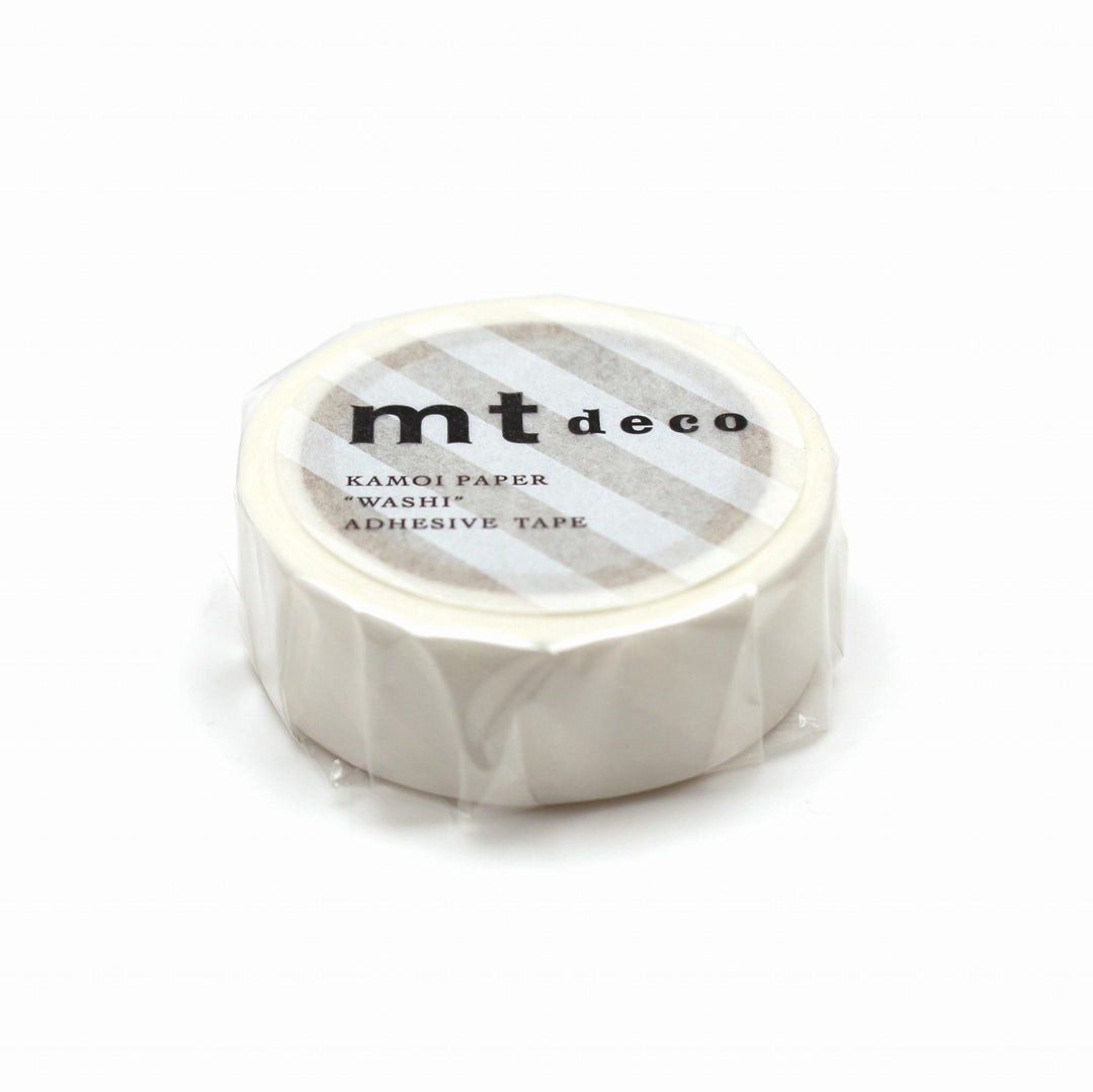 MT Deco Washi Tape Stripe White, MT Tape, Washi Tape, mt-deco-washi-tape-stripe-white, 7m, Cityluxe