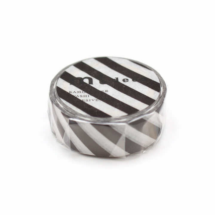 MT Deco Washi Tape Stripe Black 2, MT Tape, Washi Tape, mt-deco-washi-tape-stripe-black-2, 7m, Cityluxe