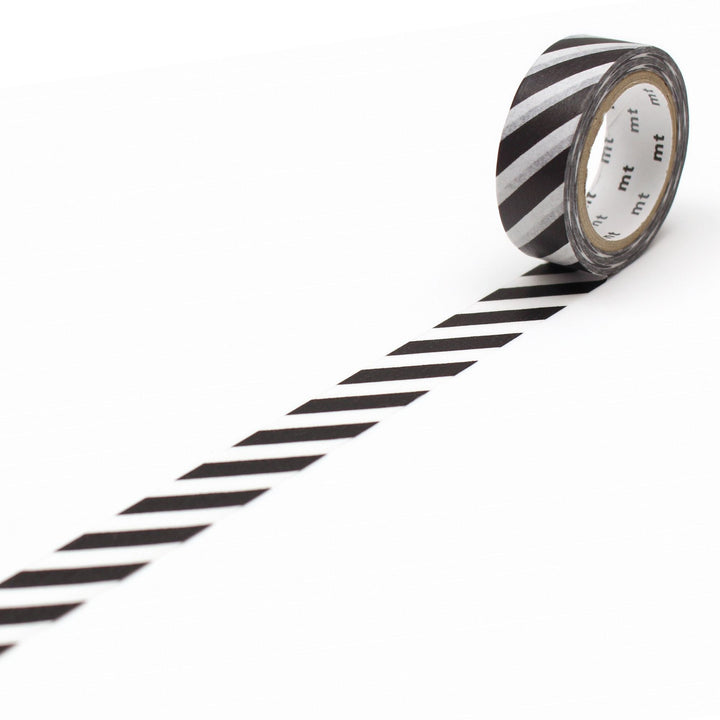 MT Deco Washi Tape Stripe Black 2, MT Tape, Washi Tape, mt-deco-washi-tape-stripe-black-2, 7m, Cityluxe