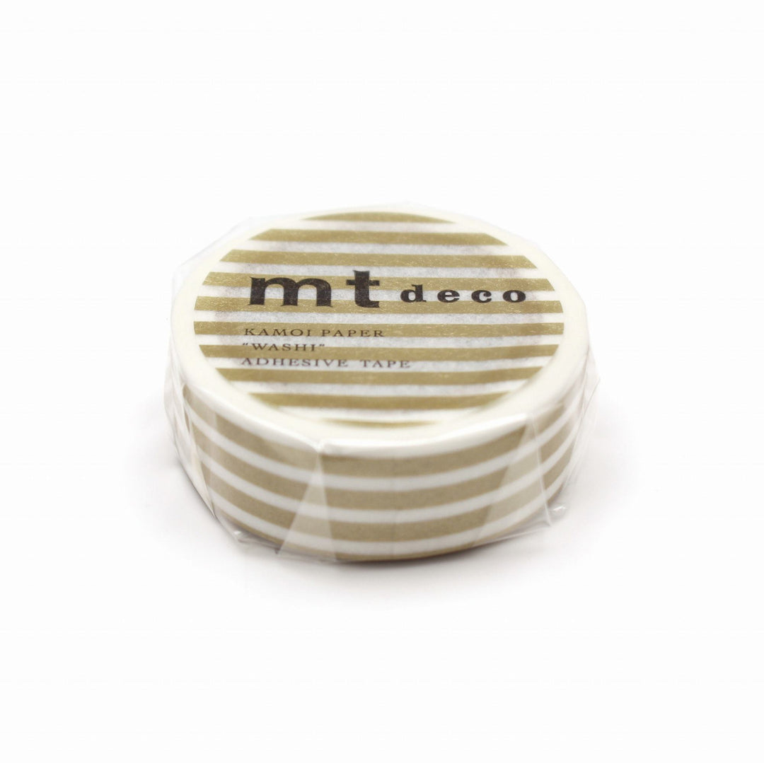 MT Deco Washi Tape Border Gold 2, MT Tape, Washi Tape, mt-deco-washi-tape-border-gold-2, 7m, Cityluxe