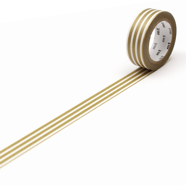 MT Deco Washi Tape Border Gold 2, MT Tape, Washi Tape, mt-deco-washi-tape-border-gold-2, 7m, Cityluxe