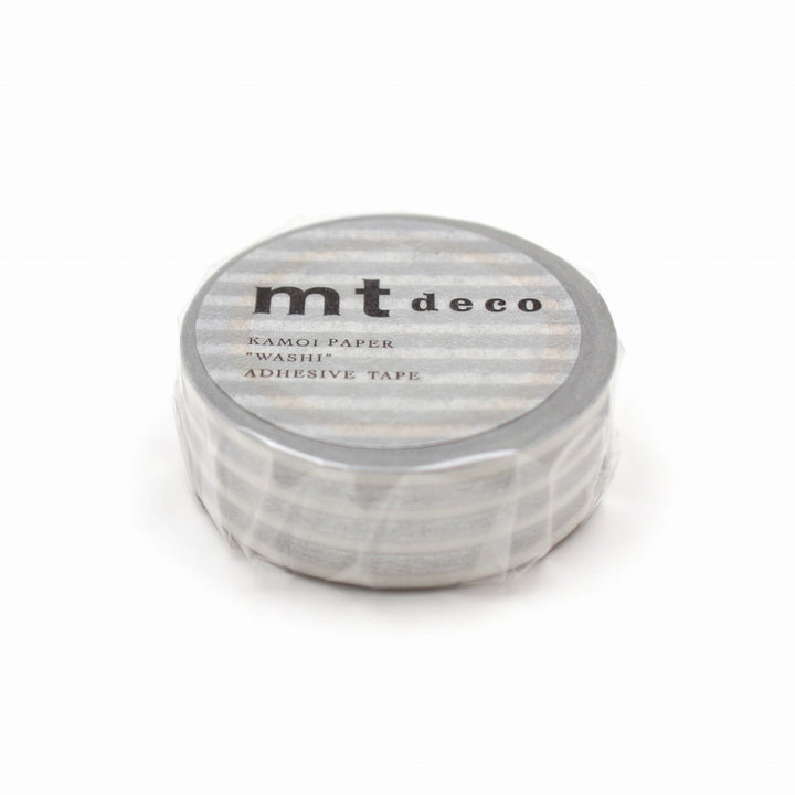 MT Deco Washi Tape Border Silver 2, MT Tape, Washi Tape, mt-deco-washi-tape-border-silver-2, 7m, Cityluxe
