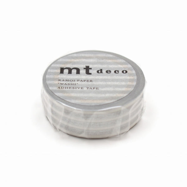 Load image into Gallery viewer, MT Deco Washi Tape Border Silver 2, MT Tape, Washi Tape, mt-deco-washi-tape-border-silver-2, 7m, Cityluxe
