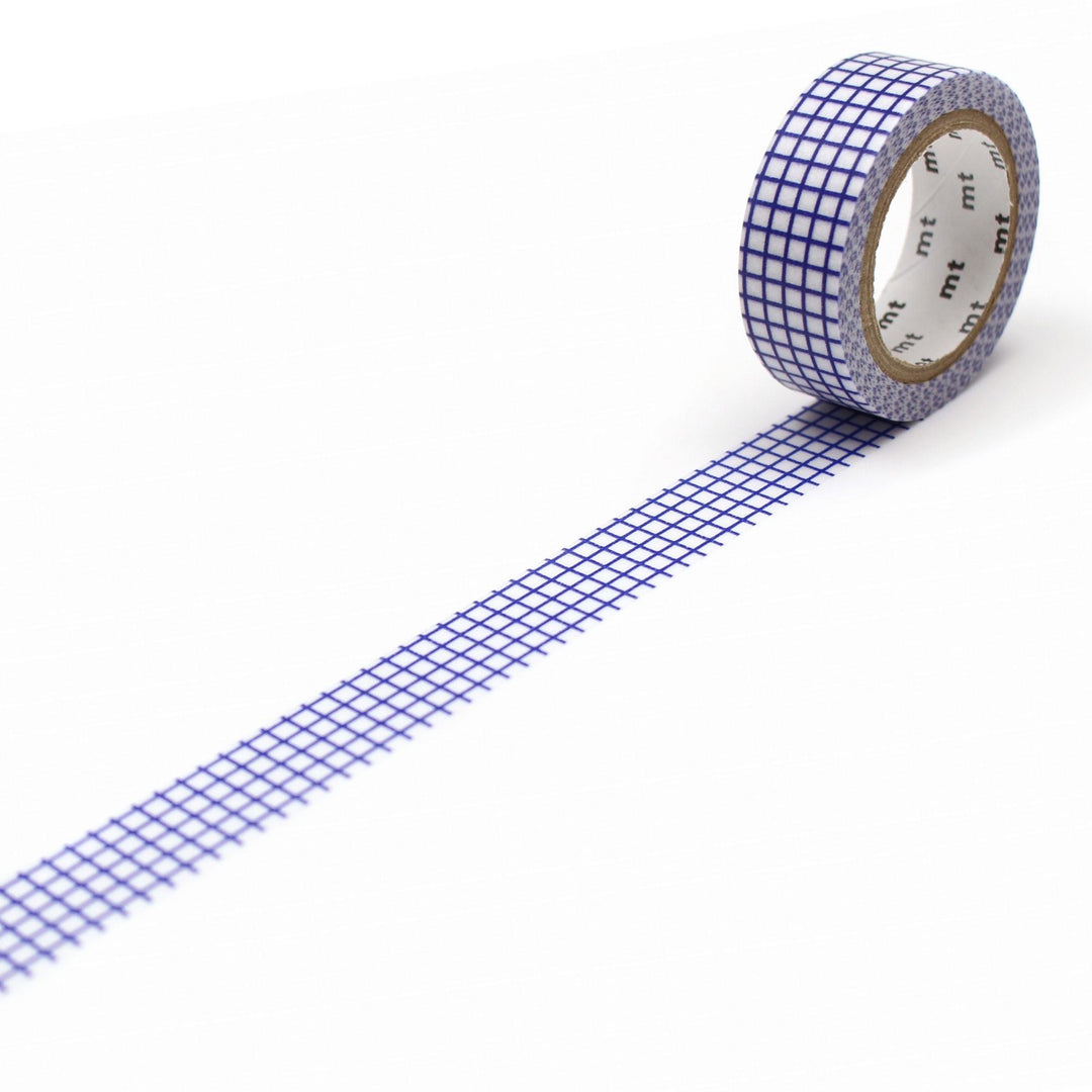 MT Masking Tape Deco Washi Tape - Hougan Blueberry — pattern detail