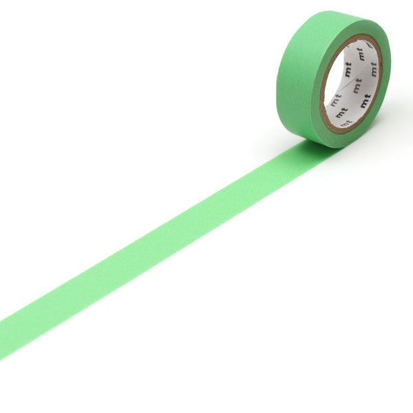 Load image into Gallery viewer, MT Basic Washi Tape Wakamidori 7m, MT Tape, Washi Tape, mt-basic-washi-tape-wakamidori-7m, 7m, Green, Cityluxe
