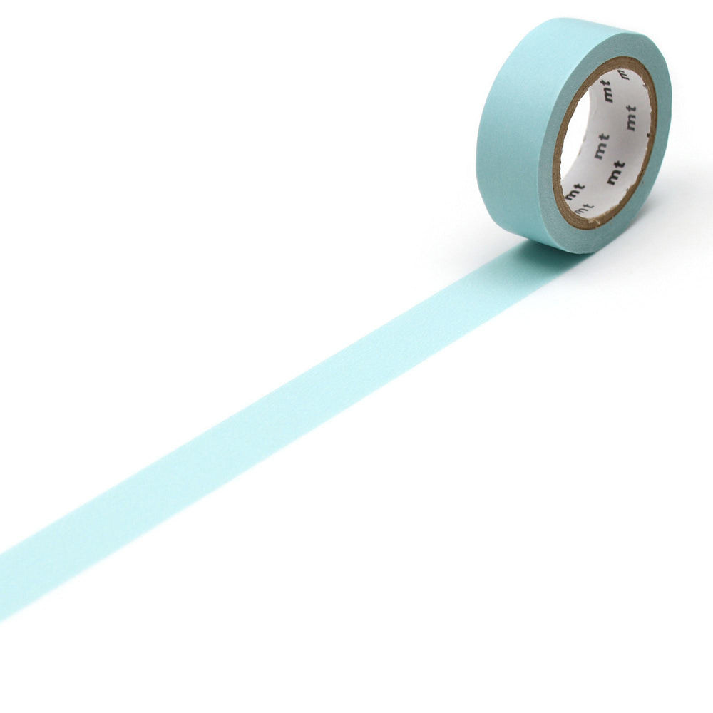 MT Basic Washi Tape Baby Blue 7m, MT Tape, Washi Tape, mt-basic-washi-tape-baby-blue-7m, 7m, Blue, Cityluxe