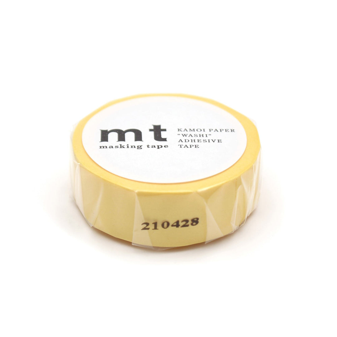 MT Basic Washi Tape Tamago 7m, MT Tape, Washi Tape, mt-basic-washi-tape-tamago-7m, 7m, Yellow, Cityluxe