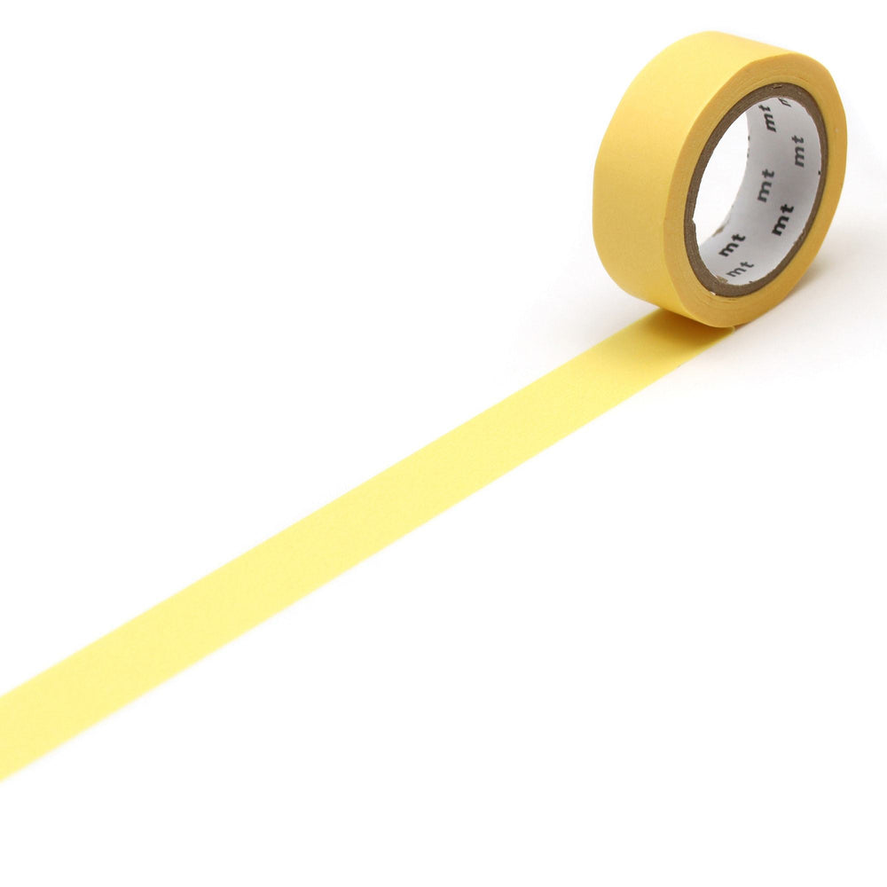 MT Basic Washi Tape Tamago 7m, MT Tape, Washi Tape, mt-basic-washi-tape-tamago-7m, 7m, Yellow, Cityluxe