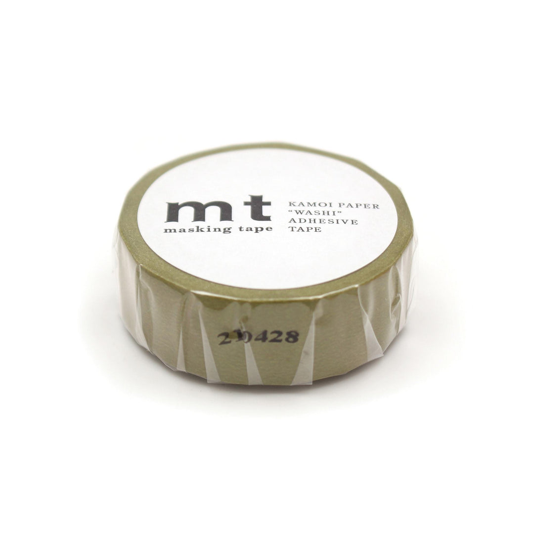 MT Basic Washi Tape - Uguisu 7m — applied on surface