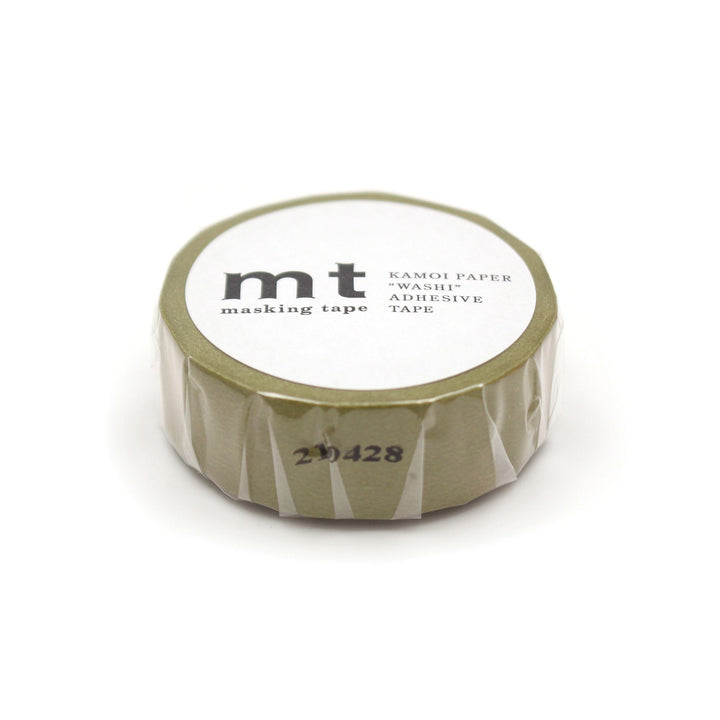 MT Basic Washi Tape - Uguisu 7m — applied on surface