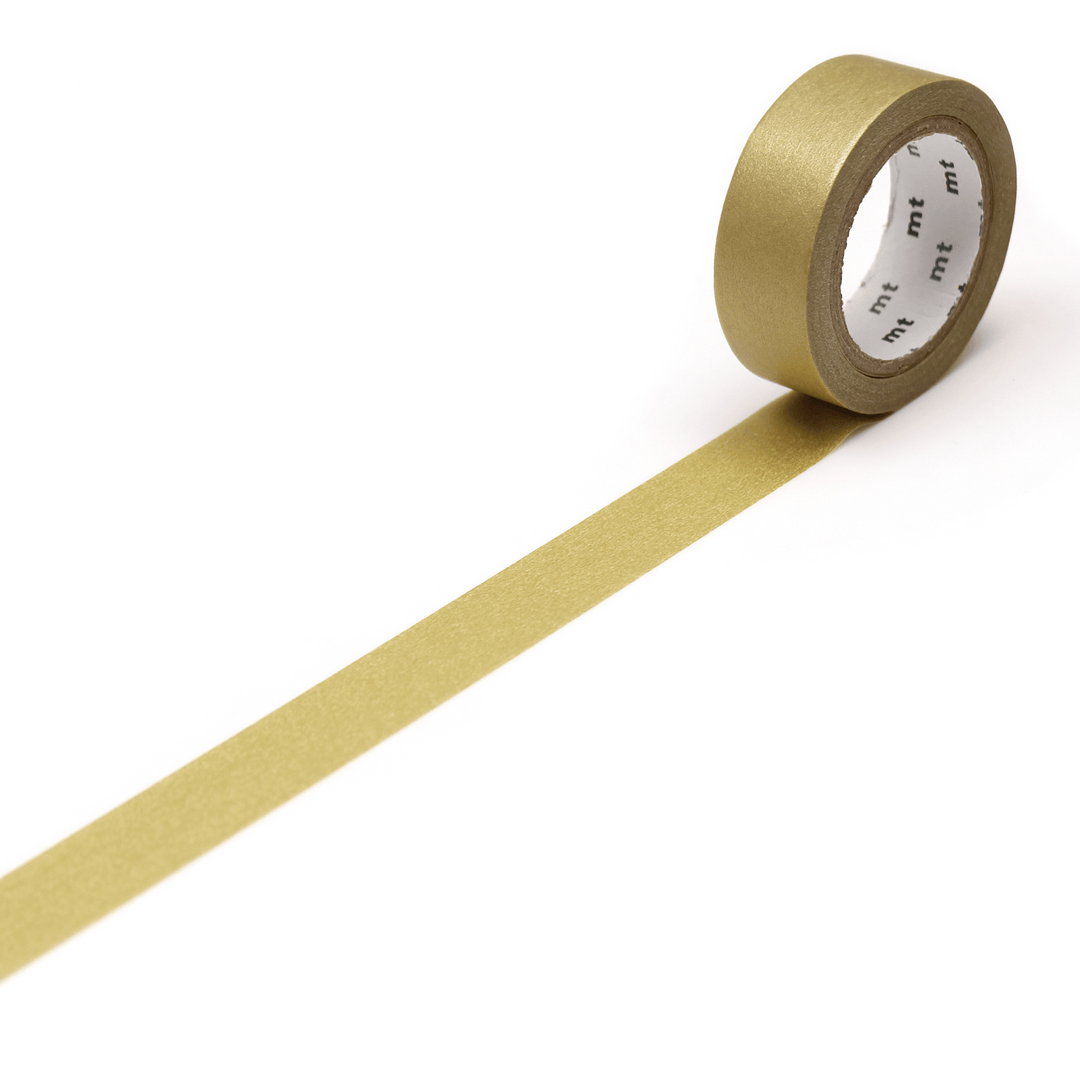 MT Basic Washi Tape Gold 7m, MT Tape, Washi Tape, mt-basic-washi-tape-gold-7m, 7m, Gold, Cityluxe
