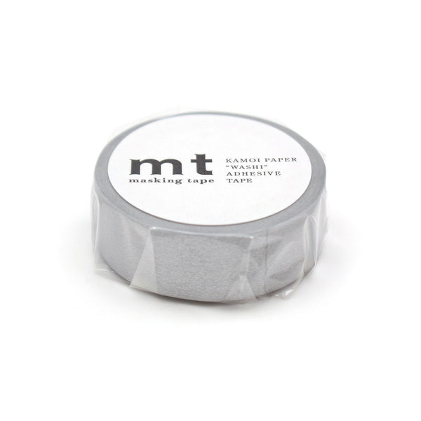 Load image into Gallery viewer, MT Basic Washi Tape Silver 7m, MT Tape, Washi Tape, mt-basic-washi-tape-silver-7m, 7m, Silver, Cityluxe
