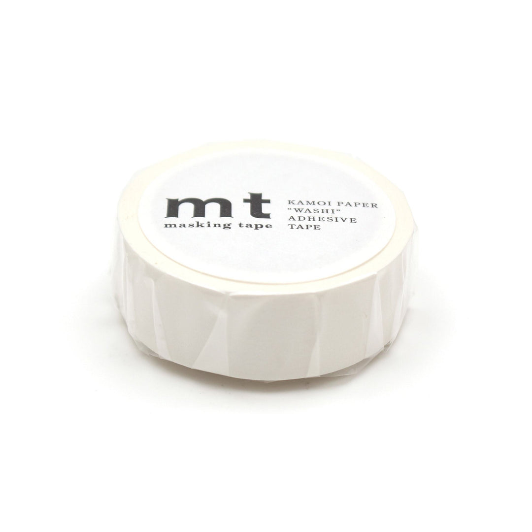 MT Basic Washi Tape Matte White 7m, MT Tape, Washi Tape, mt-basic-washi-tape-matte-white-7m, 7m, White, Cityluxe