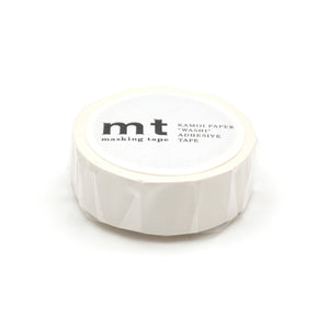 MT Basic Washi Tape Matte White 7m, MT Tape, Washi Tape, mt-basic-washi-tape-matte-white-7m, 7m, White, Cityluxe