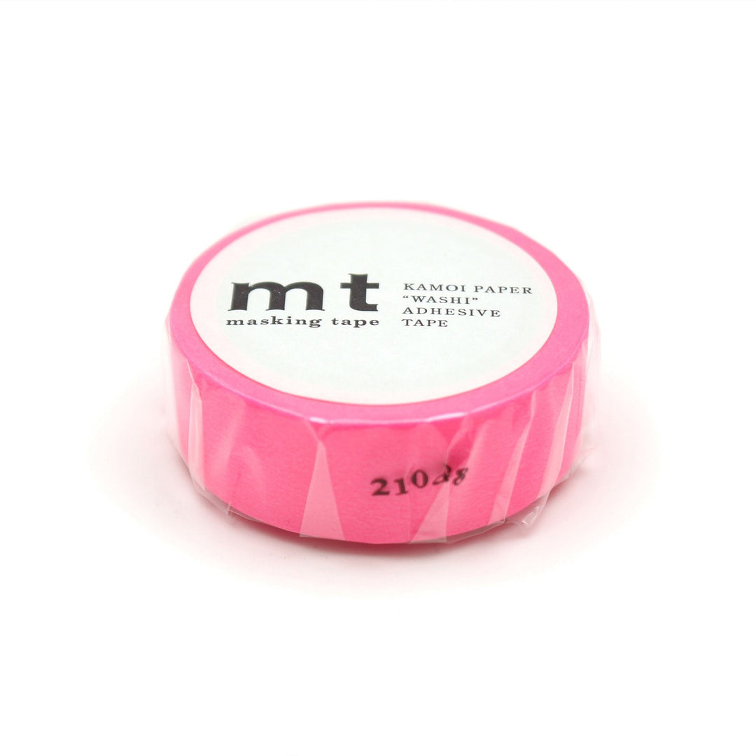 MT Basic Washi Tape Shocking Pink 7m, MT Tape, Washi Tape, mt-basic-washi-tape-shocking-pink-7m, 7m, Pink, Cityluxe