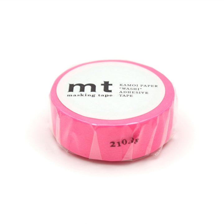 MT Basic Washi Tape Shocking Pink 7m, MT Tape, Washi Tape, mt-basic-washi-tape-shocking-pink-7m, 7m, Pink, Cityluxe