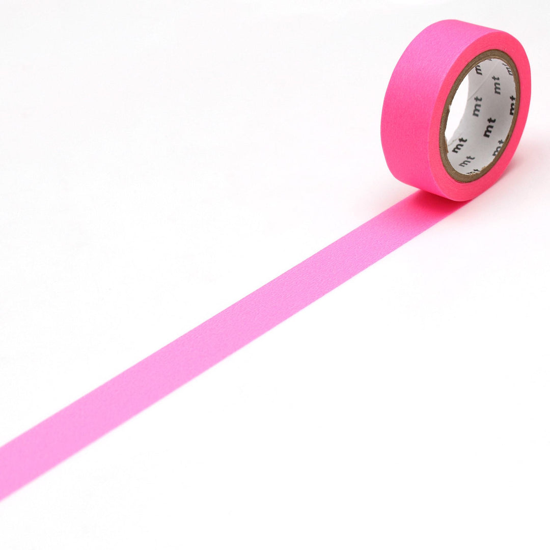 MT Basic Washi Tape Shocking Pink 7m, MT Tape, Washi Tape, mt-basic-washi-tape-shocking-pink-7m, 7m, Pink, Cityluxe
