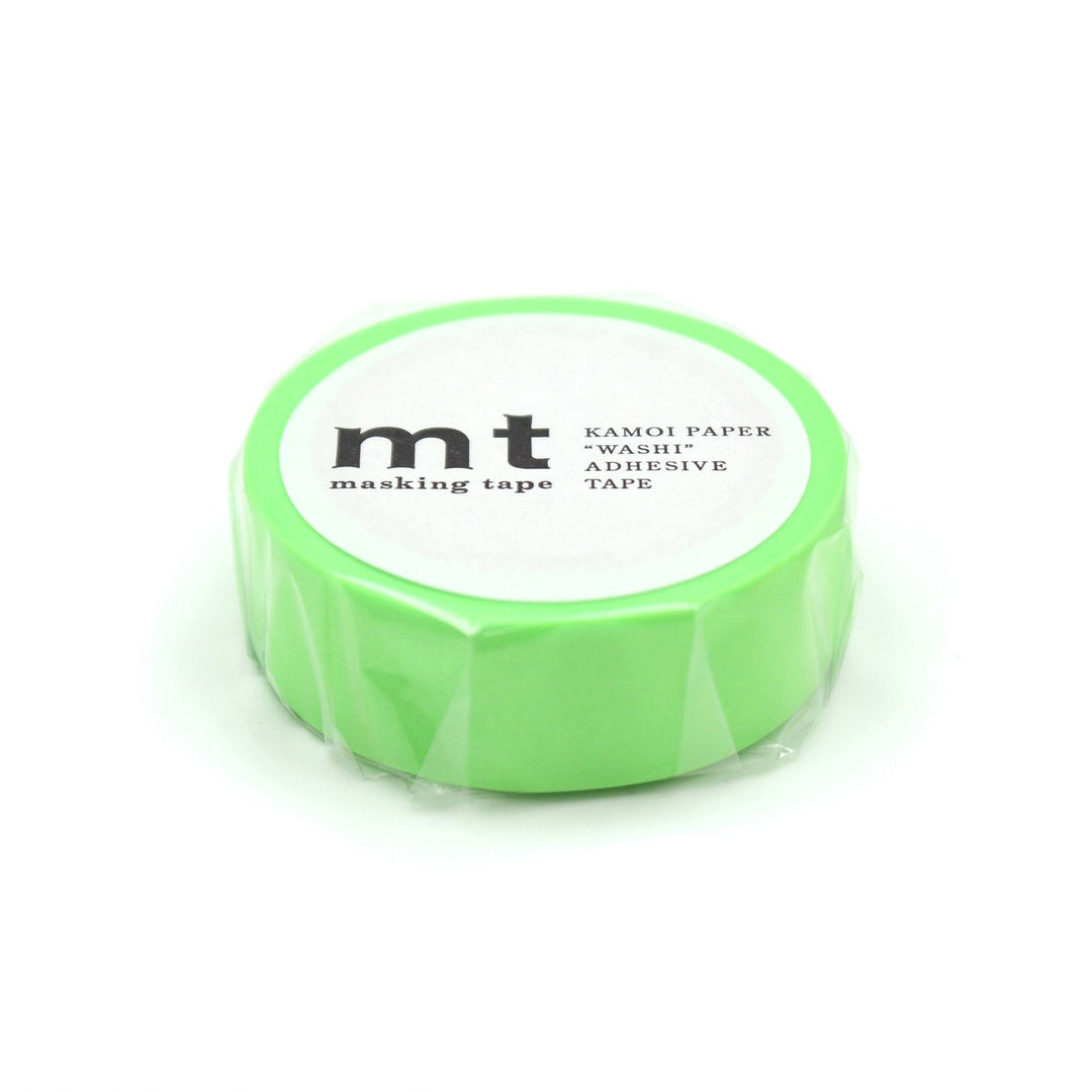 MT Basic Washi Tape Shocking Green 7m, MT Tape, Washi Tape, mt-basic-washi-tape-shocking-green-7m, 7m, Green, Cityluxe