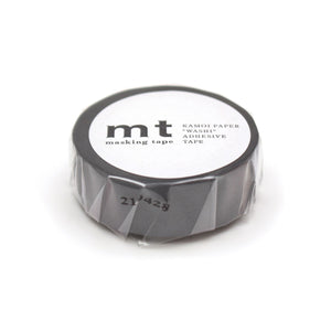 MT Basic Washi Tape Matte Gray 7m, MT Tape, Washi Tape, mt-basic-washi-tape-matte-gray-7m, 7m, Gray, Cityluxe