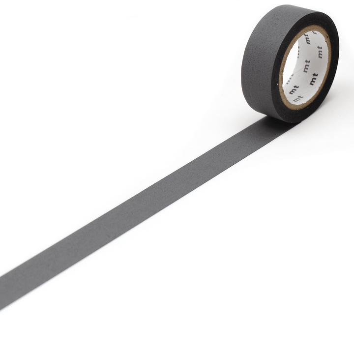 MT Basic Washi Tape Matte Gray 7m, MT Tape, Washi Tape, mt-basic-washi-tape-matte-gray-7m, 7m, Gray, Cityluxe