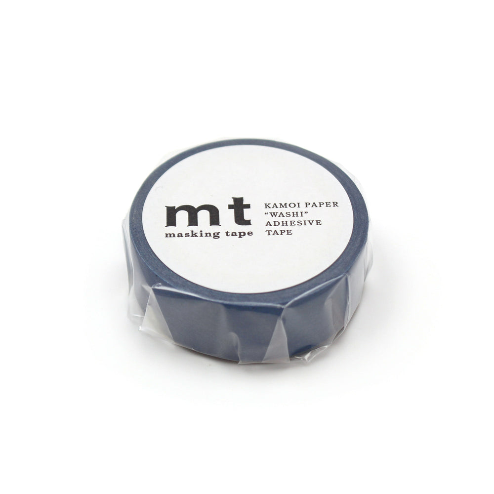 MT Basic Washi Tape Smoky Blue — pattern detail