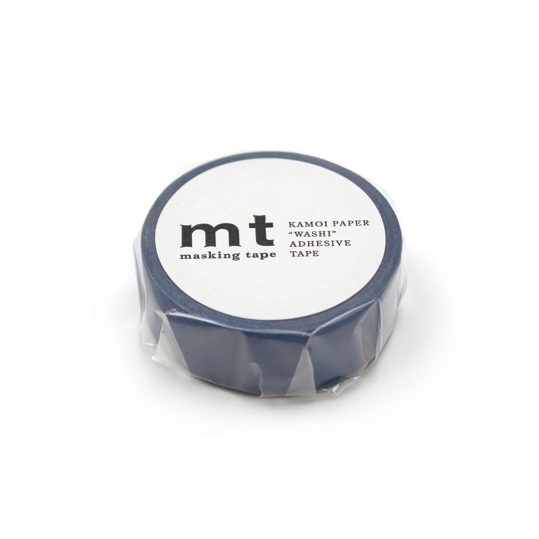 MT Basic Washi Tape Smoky Blue — pattern detail