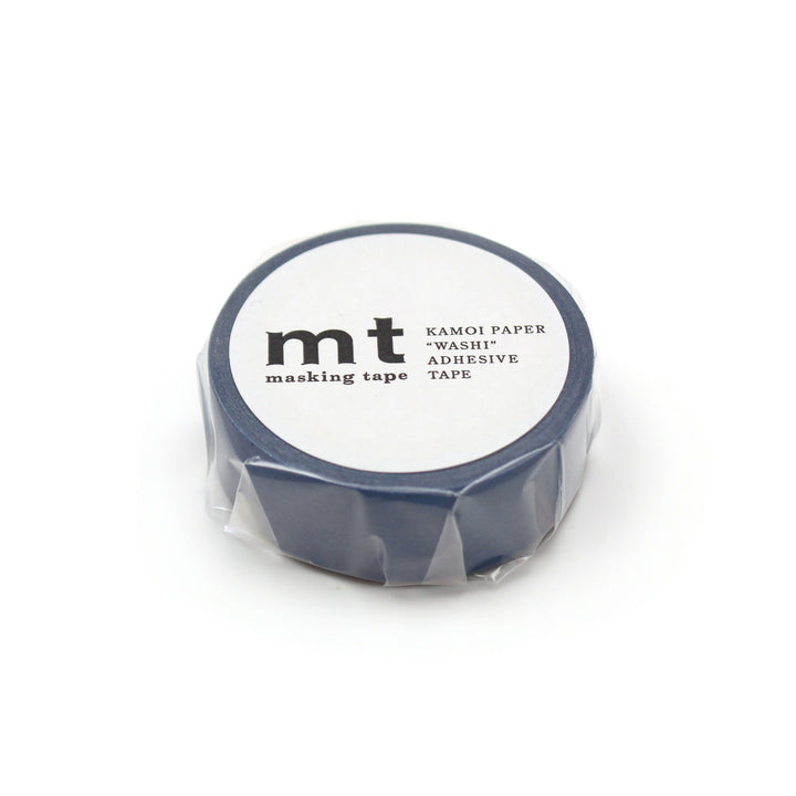 MT Basic Washi Tape Smoky Blue — pattern detail