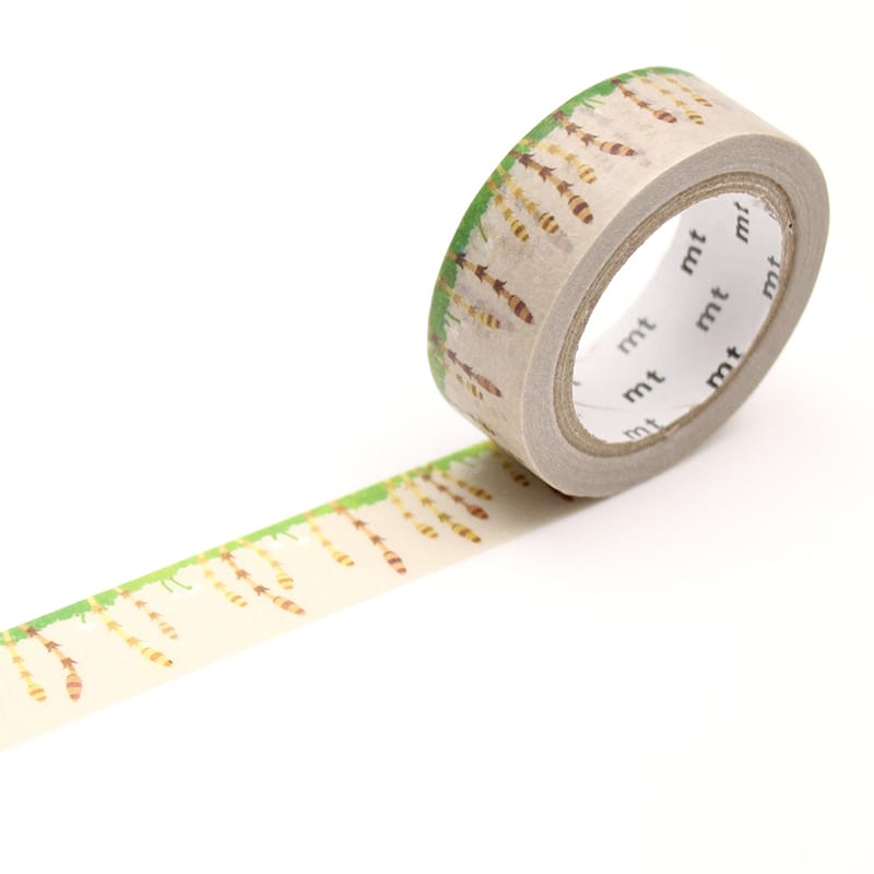 MT EX Washi Tape Horsetail, MT Tape, Washi Tape, mt-horsetail-washi-tape, For Crafters, MT EX, Red, washi tape, Cityluxe