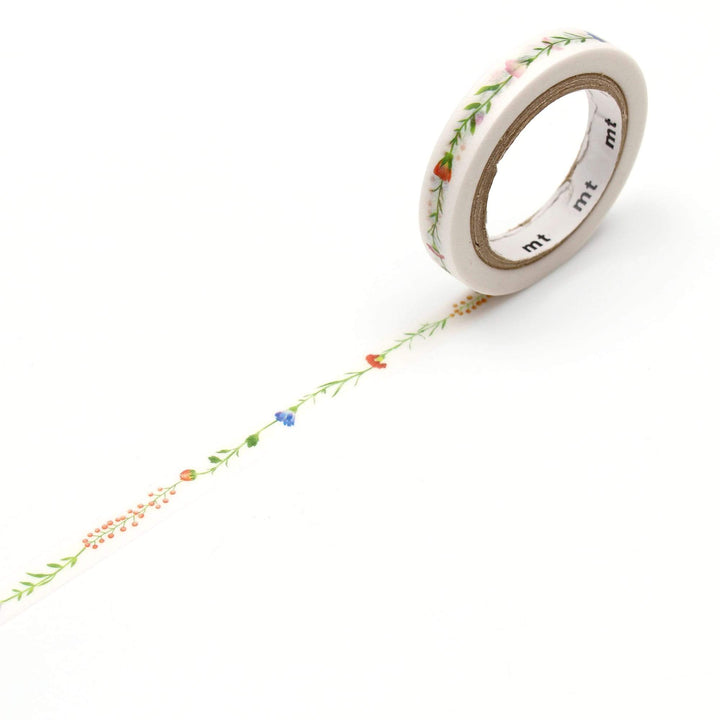 MT EX Washi Tape Flower Line, MT Tape, Washi Tape, mt-ex-washi-tape-flower-line, mt2020ss, Cityluxe