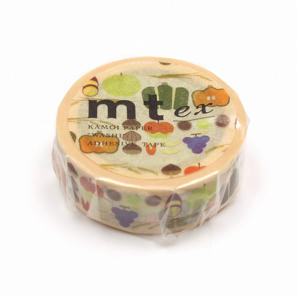 MT EX Washi Tape - Fruitful — applied on surface