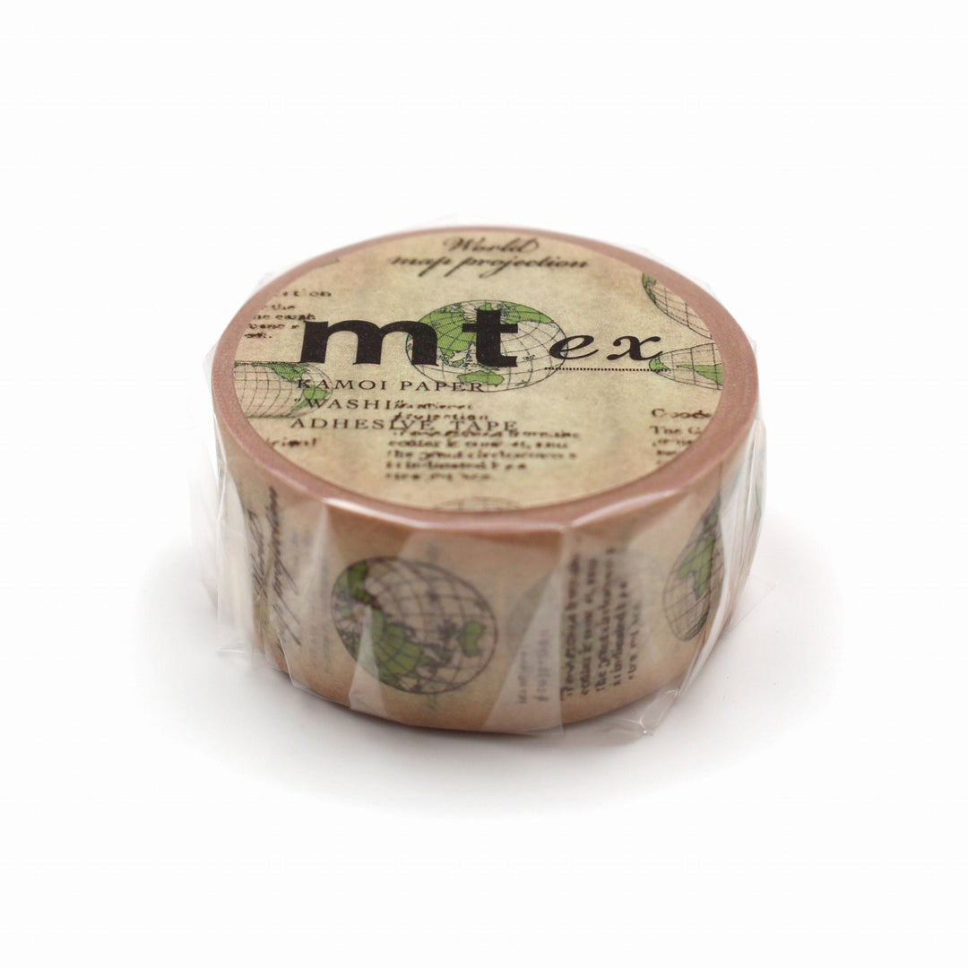 MT EX Washi Tape Map Projection, MT Tape, Washi Tape, mt-ex-washi-tape-map-projection, mt2021aw, Cityluxe