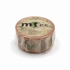MT EX Washi Tape Map Projection, MT Tape, Washi Tape, mt-ex-washi-tape-map-projection, mt2021aw, Cityluxe