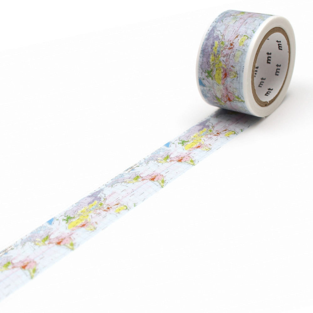 MT EX Washi Tape World Climates And Oceanic Currents, MT Tape, Washi Tape, mt-ex-washi-tape-world-climates-and-oceanic-currents, mt2021aw, Cityluxe