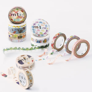 MT EX Washi Tape Embroidery Fox And Squirrel, MT Tape, Washi Tape, mt-ex-washi-tape-embroidery-fox-and-squirrel, mt2020aw, Cityluxe