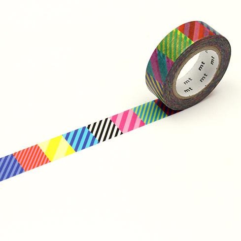 MT x Kapitza Washi Tape Kapitza - Multistripe — pattern detail