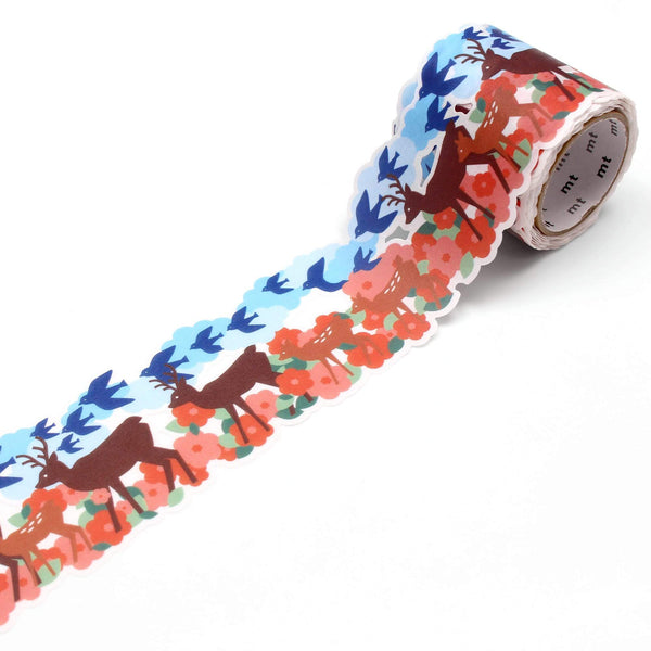 Load image into Gallery viewer, MT Fab Washi Tape Animal, MT Tape, Washi Tape, mt-fab-washi-tape-animal, die-cut, mt2020ss, Red, Cityluxe
