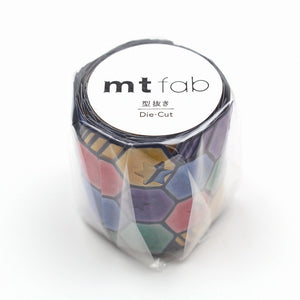 MT Fab Washi Tape Stars And Tiles, MT Tape, Washi Tape, mt-fab-washi-tape-stars-and-tiles, die-cut, mt2020aw, Red, Cityluxe