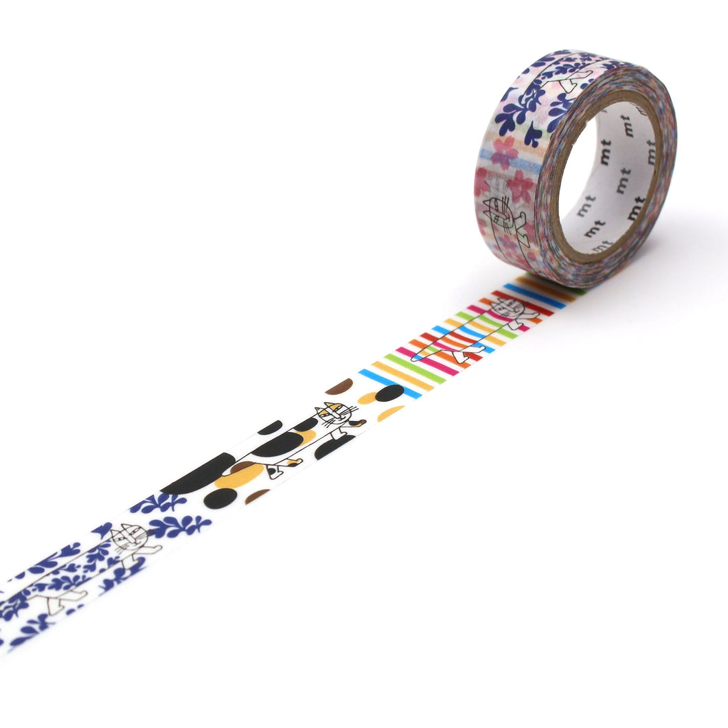 MT x Lisa Larson Washi Tape Mikey Pattern, MT Tape, Washi Tape, mt-x-lisa-larson-washi-tape-mikey-pattern, mt2022ss, Cityluxe