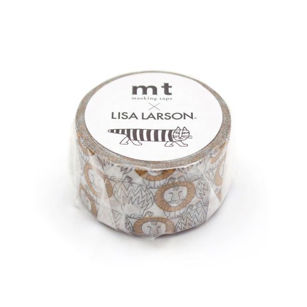 Load image into Gallery viewer, MT x Lisa Larson Washi Tape Lion, MT Tape, Washi Tape, mt-x-lisa-larson-washi-tape-lion, mt2022ss, Cityluxe
