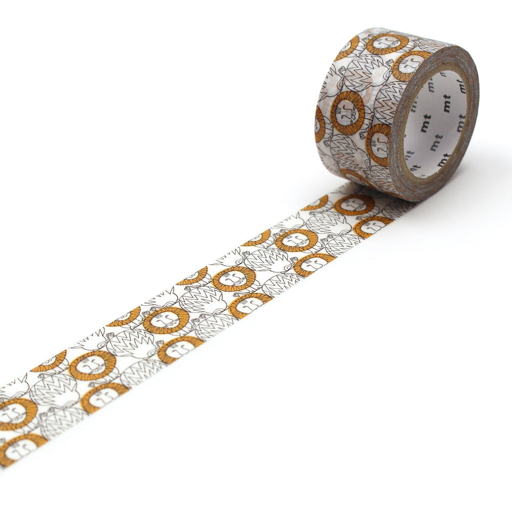 MT x Lisa Larson Washi Tape Lion, MT Tape, Washi Tape, mt-x-lisa-larson-washi-tape-lion, mt2022ss, Cityluxe
