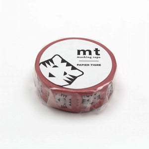 MT x Papier Tigre Washi Tape Le Tigre Pink, MT Tape, Washi Tape, mt-x-papier-tigre-washi-tape-le-tigre-pink, mt2020summer, Red, Cityluxe