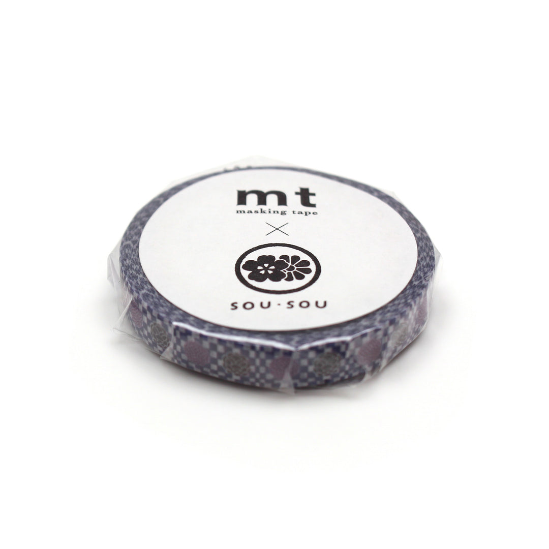 MT x SOU・SOU Washi Tape Arare Ni Kamon, MT Tape, Washi Tape, mt-x-sou-sou-washi-tape-arare-ni-kamon, MT2021SS, Cityluxe