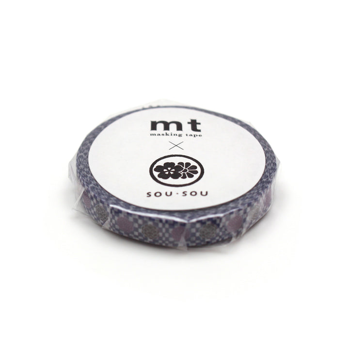 MT x SOU・SOU Washi Tape Arare Ni Kamon, MT Tape, Washi Tape, mt-x-sou-sou-washi-tape-arare-ni-kamon, MT2021SS, Cityluxe